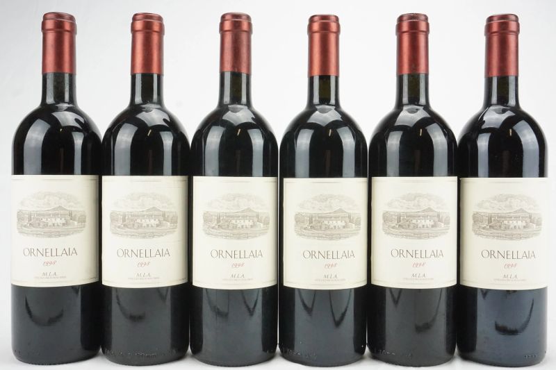      Ornellaia 1998   - Auction Il Fascino e l'Eleganza - A journey through the best Italian and French Wines - Pandolfini Casa d'Aste