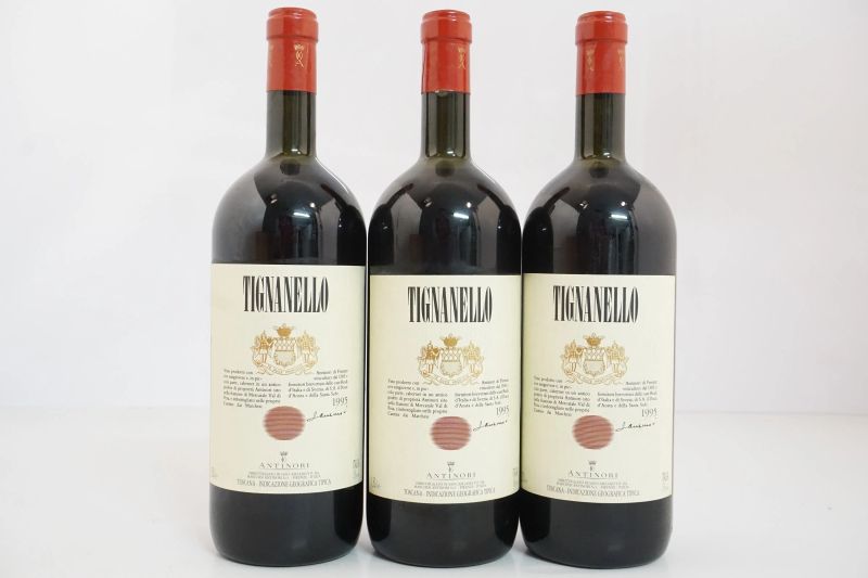     Tignanello Antinori 1995   - Asta Vini Pregiati e Distillati da Collezione - Pandolfini Casa d'Aste