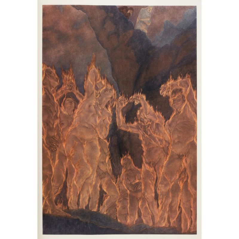 Nattini, Amos. Monumentale edizione in tre volumi dedicati ai canti di Inferno, Purgatorio e Paradiso della Divina Commedia di Dante  - Asta LIBRI, MANOSCRITTI, AUTOGRAFI E STAMPE - Pandolfini Casa d'Aste