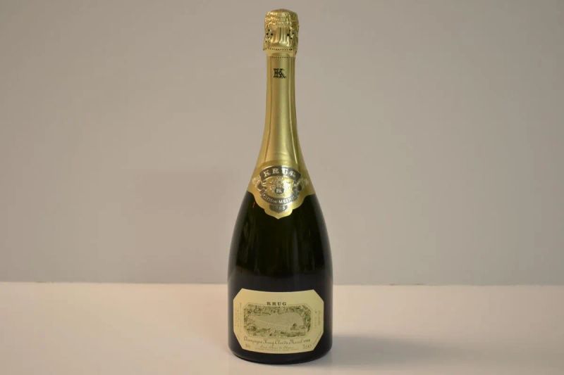 Krug Clos du Mesnil 1988  - Auction Fine Wines from Important Private Italian Cellars - Pandolfini Casa d'Aste