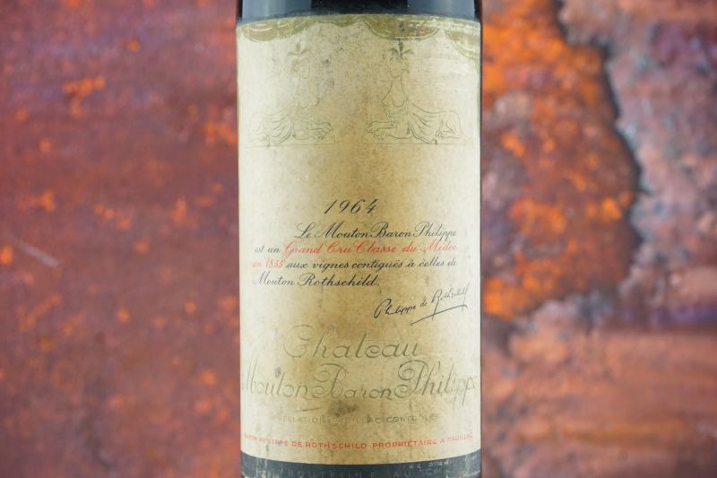 Château Mouton Baron Philippe Rothschild 1964  - Asta Smart Wine 2.0 | Summer Edition - Pandolfini Casa d'Aste