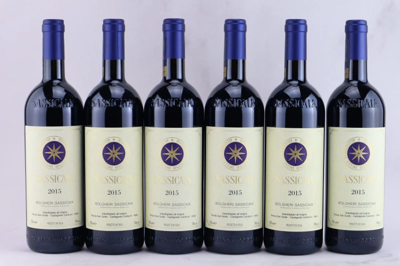 



Sassicaia Tenuta San Guido 2015  - Auction Fine and Rare Wine from a Single Owner Collection - Pandolfini Casa d'Aste