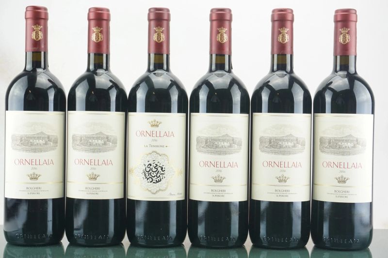 Ornellaia 2016  - Auction LA RAFFINATEZZA DELLA COMPLESSITA' - Fine and Rare Wine - Pandolfini Casa d'Aste