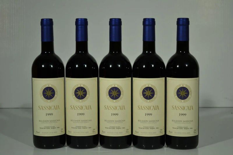 Sassicaia Tenuta San Guido 1999  - Auction Finest and Rarest Wines - Pandolfini Casa d'Aste