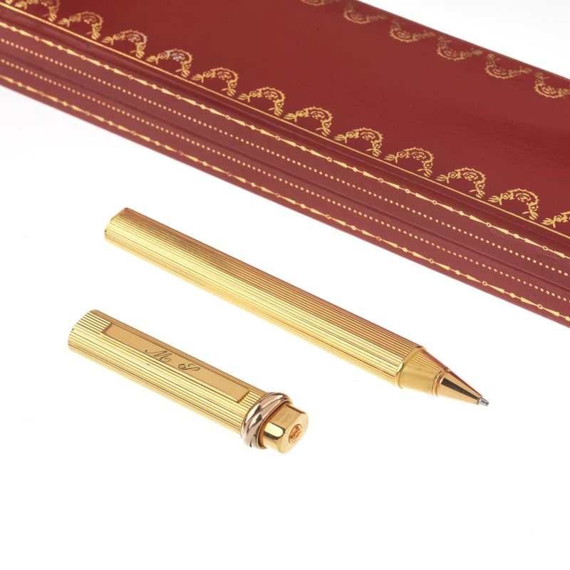 Cartier :      CARTIER TRINITY VENDOME PENNA A SFERA   - Auction TIMED AUCTION | WATCHES AND PENS - Pandolfini Casa d'Aste