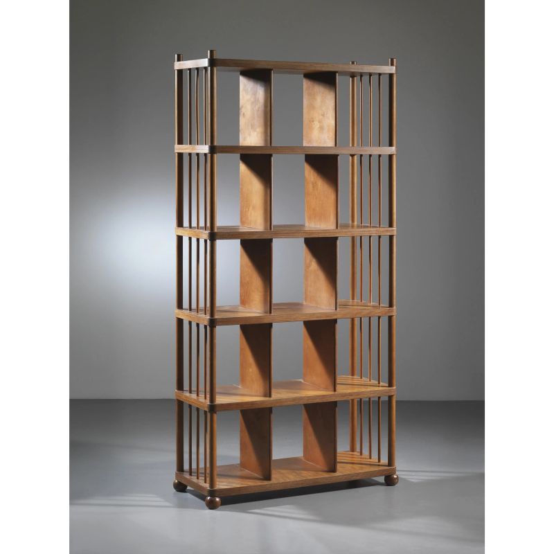 MODULAR WOODEN BOOKCASE  - Auction 20th CENTURY DESIGN - Pandolfini Casa d'Aste