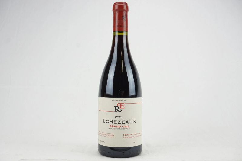      &Eacute;ch&eacute;zeaux Domaine Rene Engel 2003   - Auction Il Fascino e l'Eleganza - A journey through the best Italian and French Wines - Pandolfini Casa d'Aste