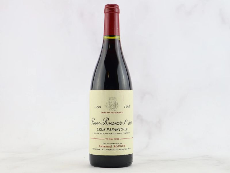 



Vosne-Roman&eacute;e Au Cros Parantoux Domaine Emmanuel Rouget 1998  - Asta ALCHIMIA - Vini Pregiati e da Collezione - Pandolfini Casa d'Aste