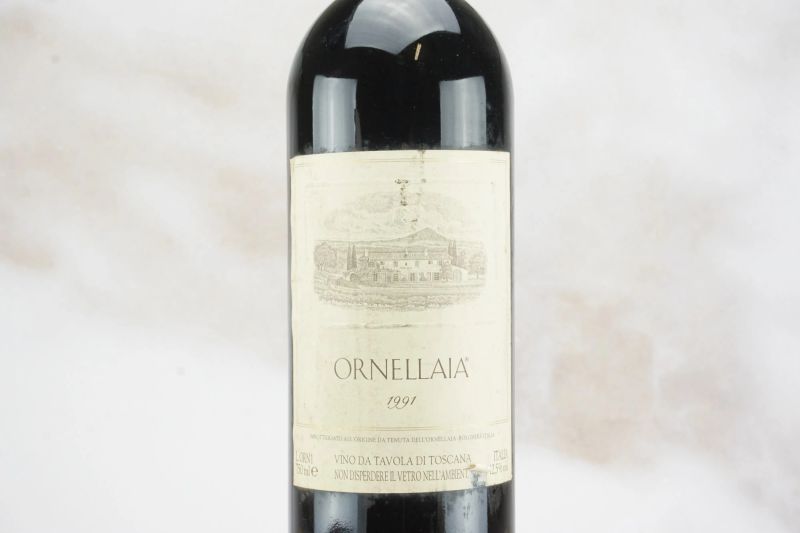 Ornellaia 1991  - Asta Smart Wine 2.0 | Asta Online - Pandolfini Casa d'Aste