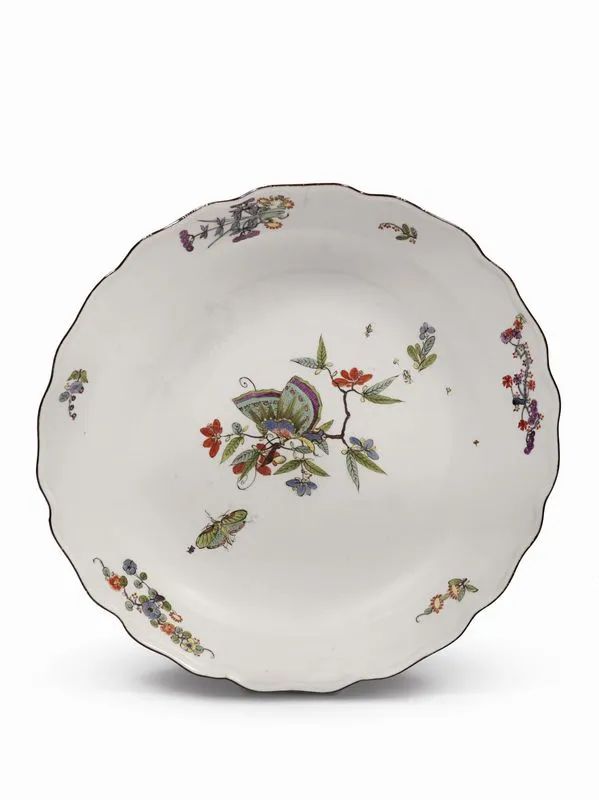 PIATTO, MEISSEN, 1735-1740  - Asta Fascino e splendore delle maioliche e delle porcellane: la raccolta di Pietro Barilla ed una importante collezione romana - Pandolfini Casa d'Aste