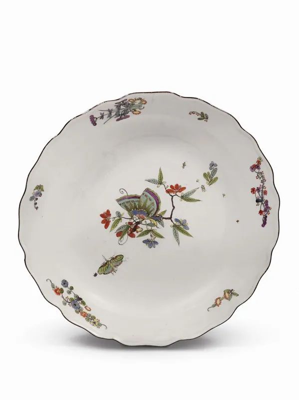 PIATTO, MEISSEN, 1735-1740  - Auction The charm and splendour of maiolica and porcelain: the Pietro Barilla Collection and an important Roman collection - Pandolfini Casa d'Aste