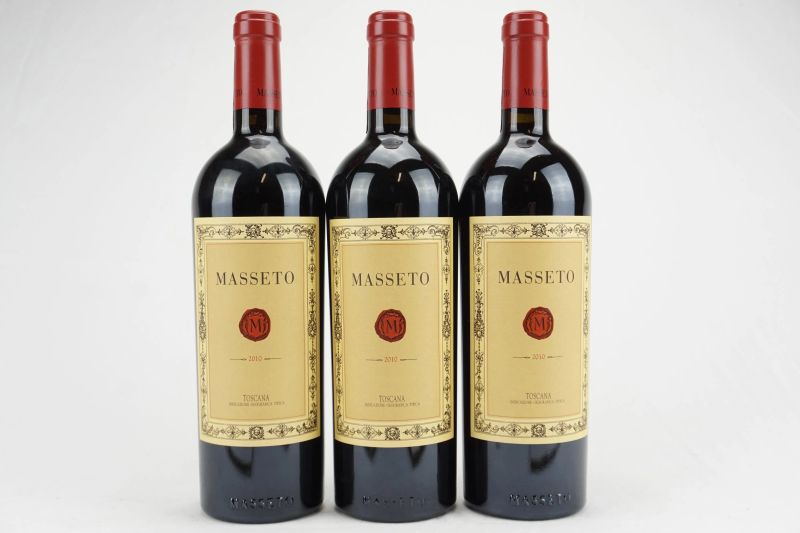      Masseto 2010   - Auction Il Fascino e l'Eleganza - A journey through the best Italian and French Wines - Pandolfini Casa d'Aste