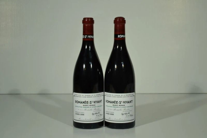Romanee-St.-Vivant Grand Cru Domaine de la Romanee-Conti 2006  - Auction Finest and Rarest Wines - Pandolfini Casa d'Aste