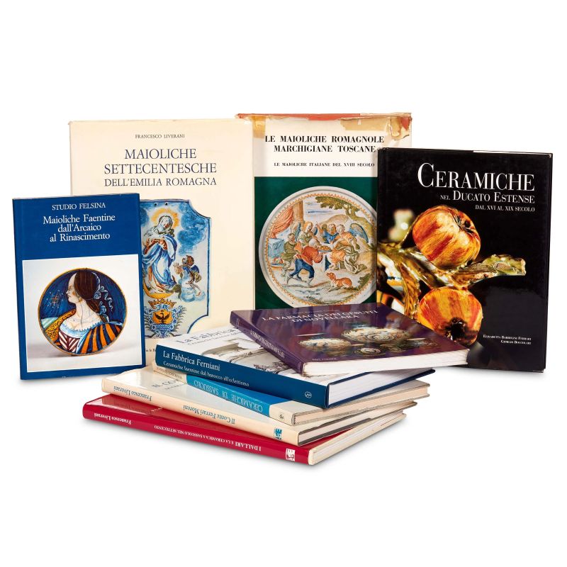 



MAIOLICA. EMILIA ROMAGNA. Lot of nine books  - Auction CERAMICS. MAJOLICA AND PORCELAIN FROM THE RENAISSANCE TO THE 18TH CENTURY - Pandolfini Casa d'Aste