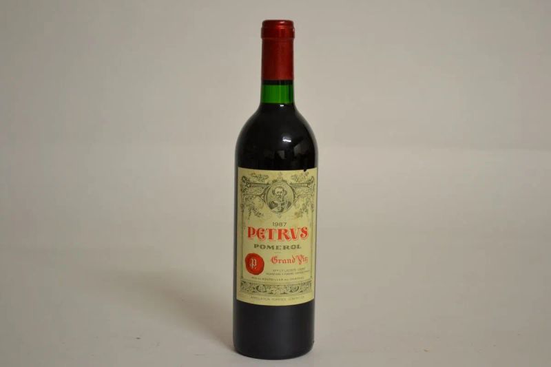 Chateau Petrus 1987  - Asta PANDOLFINI PER EXPO 2015: VINI PREGIATI E DA COLLEZIONE - Pandolfini Casa d'Aste