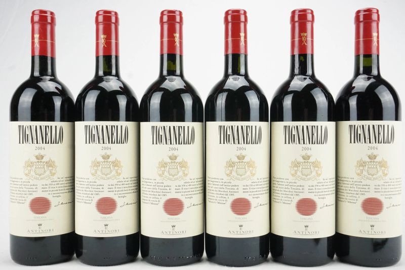      Tignanello Antinori 2004   - Auction Il Fascino e l'Eleganza - A journey through the best Italian and French Wines - Pandolfini Casa d'Aste