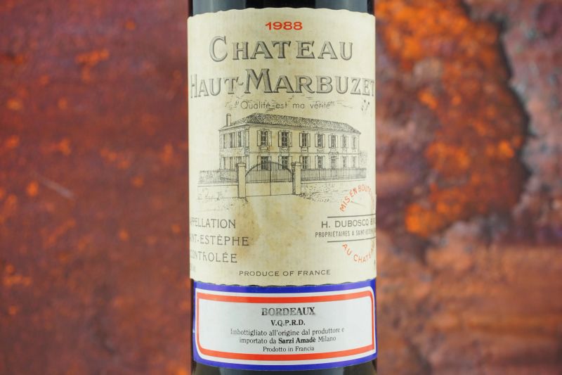 Ch&acirc;teau Haut-Marbuzet 1988  - Asta Smart Wine 2.0 | Summer Edition - Pandolfini Casa d'Aste