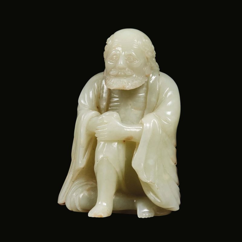 



INTAGLIO IN GIADA RAFFIGURANTE SAGGIO, CINA, DINASTIA QING, SEC. XIX  - Asta Arte Orientale | 东方艺术 - Pandolfini Casa d'Aste