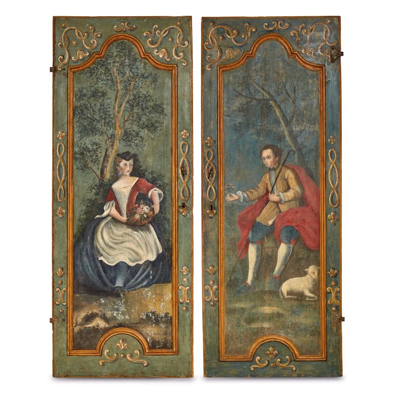 



A PAIR OF VENETIAN DOORS, 18TH CENTURY  - Auction FURNITURE, WORKS OF ART AND MAJOLICA - Pandolfini Casa d'Aste