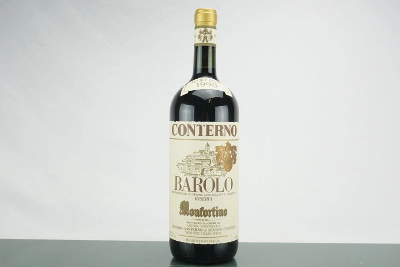 Barolo Monfortino Riserva Giacomo Conterno 1998  - Auction L'Essenziale - Fine and Rare Wine - Pandolfini Casa d'Aste