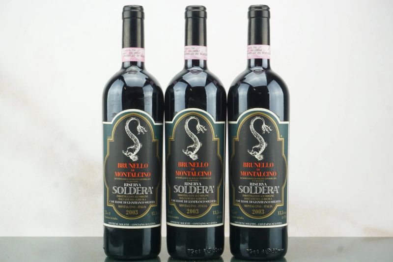 Brunello di Montalcino Case Basse Riserva Gianfranco Soldera 2003  - Auction LA RAFFINATEZZA DELLA COMPLESSITA' - Fine and Rare Wine - Pandolfini Casa d'Aste