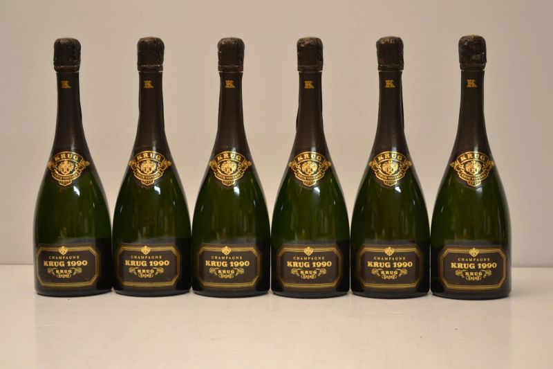 Krug 1990  - Auction An Extraordinary Selection of Finest Wines from Italian Cellars - Pandolfini Casa d'Aste