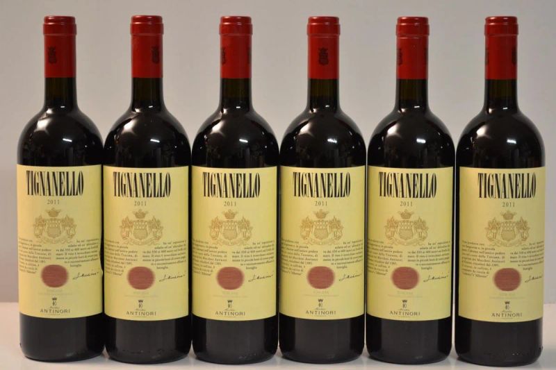 Tignanello Antinori 2011  - Asta Vini da Collezione da Importanti Cantine Private Italiane - Pandolfini Casa d'Aste