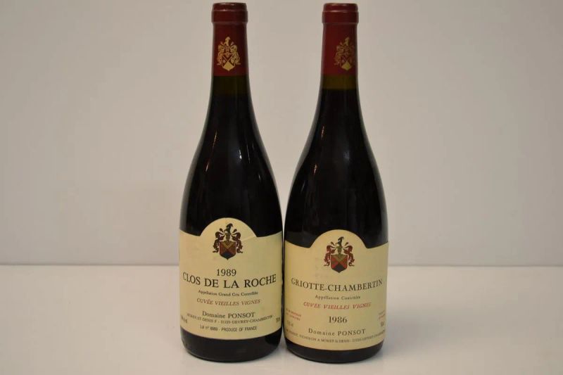 Selezione Domaine Ponsot  - Asta Vini da Collezione da Importanti Cantine Private Italiane - Pandolfini Casa d'Aste