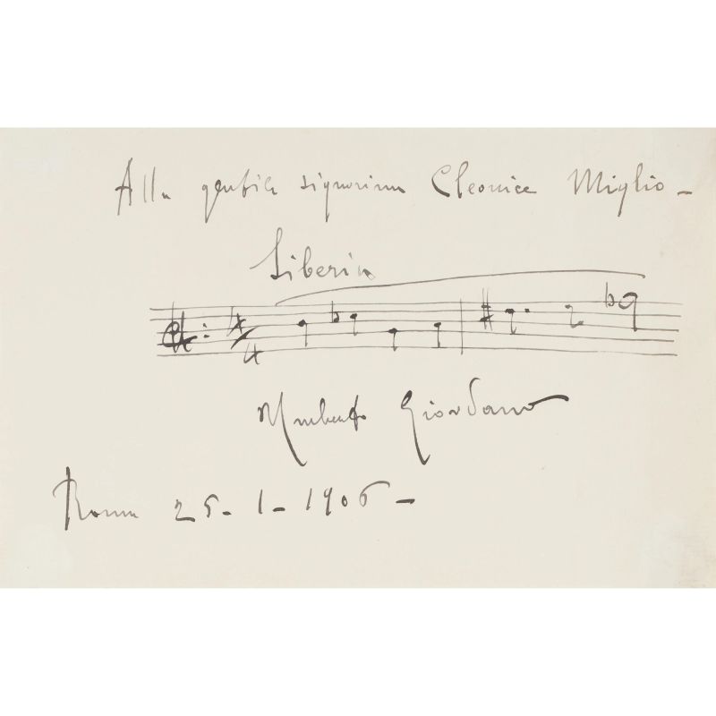 



Autografo della preferita tra le opere dell&rsquo;autore   - Asta LIBRI, MANOSCRITTI, AUTOGRAFI E STAMPE - Pandolfini Casa d'Aste