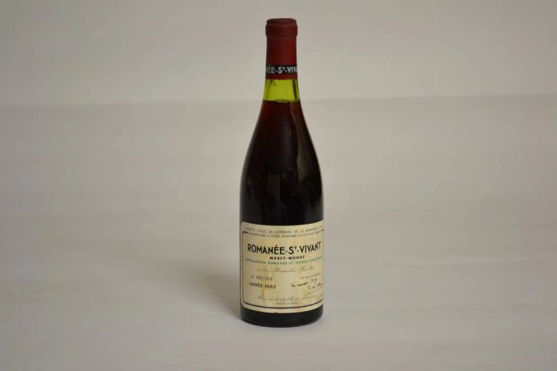 Romanee Saint Vivant Domaine de la Romanee Conti 1982  - Auction Rare Wines - Pandolfini Casa d'Aste