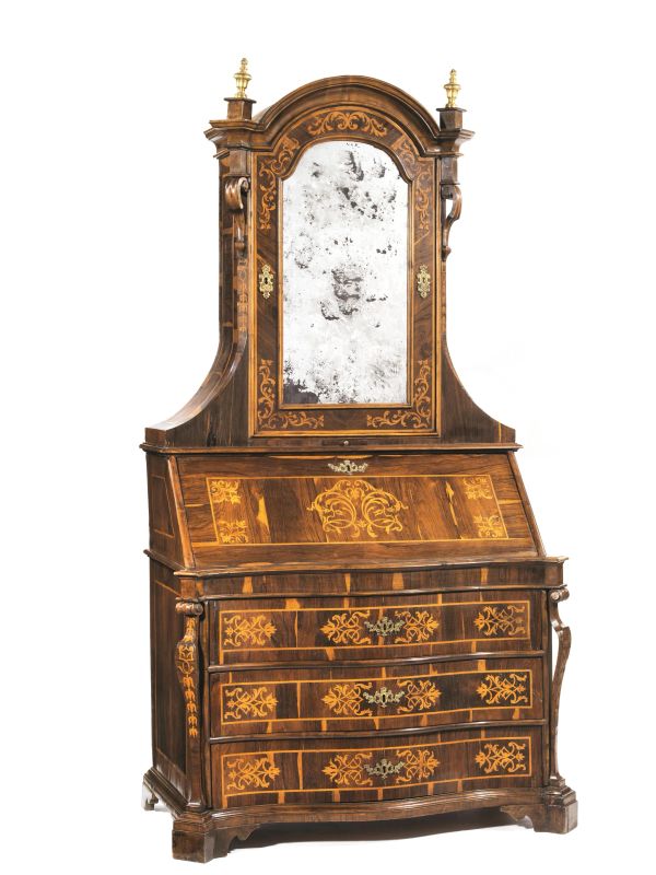 BUREAU TRUMEAU, ROMA, SECOLO XVIII  - Auction Fine furniture and works of art from private collections - Pandolfini Casa d'Aste