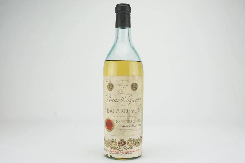 Bacardi Carta Blanca Superior  - Auction Summer Spirits | RUM, WHISKY AND COLLECTIBLE SPIRITS - Pandolfini Casa d'Aste