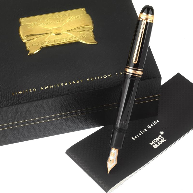 MONTBLANC MEISTERSTUCK N. 149 LIMITED EDITION 75 YEARS OF PASSION AND SOULD N. 1376/1924  - Asta ASTA A TEMPO | PENNE DA COLLEZIONE - Pandolfini Casa d'Aste