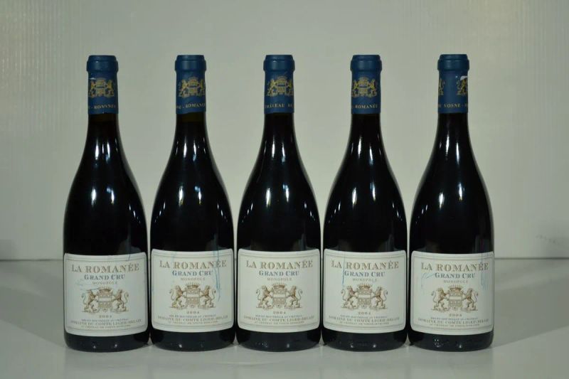 La Romanee Grand Cru Domaine du Comte Liger-Belair 2004  - Asta Vini pregiati e da collezione - Pandolfini Casa d'Aste