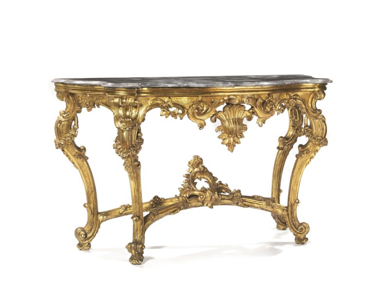CONSOLE, ITALIA MERIDIONALE, METÀ SECOLO XVIII  - Auction FOUR CENTURIES OF STYLE BETWEEN ITALY AND FRANCE - Pandolfini Casa d'Aste