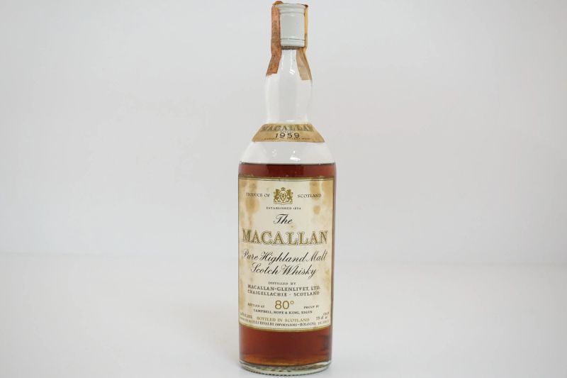 Macallan 1959  - Auction FINE WINES AND SPIRITS - Pandolfini Casa d'Aste