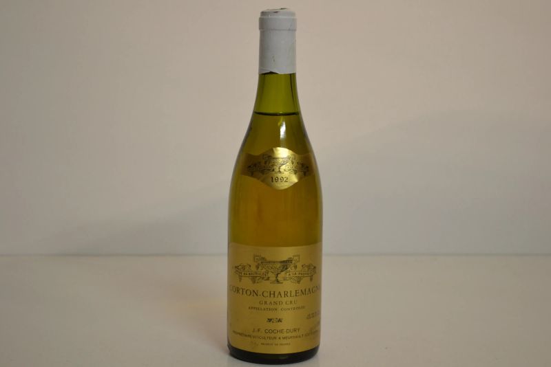 Corton-Charlemagne Domaine J.-F. Coche Dury 1992  - Auction A Prestigious Selection of Wines and Spirits from Private Collections - Pandolfini Casa d'Aste