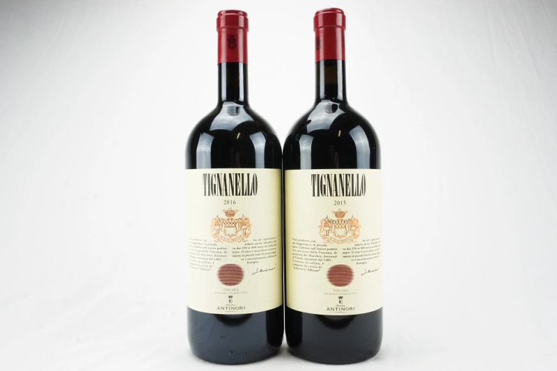     Tignanello Antinori    - Asta L'Arte del Collezionare - Vini italiani e francesi da cantine selezionate - Pandolfini Casa d'Aste