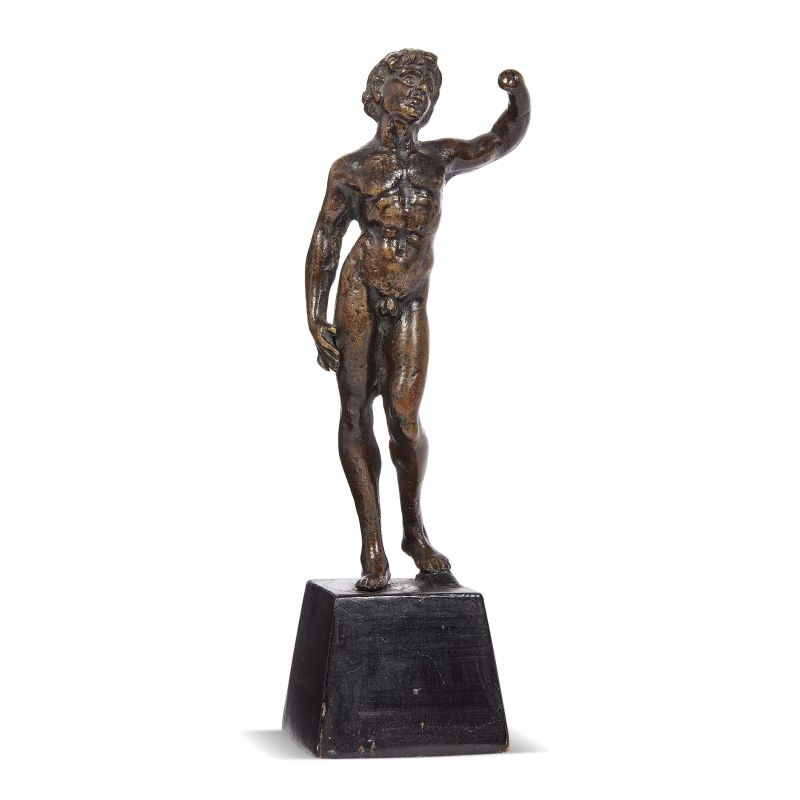 



Florentine workshop, late 15th century, David, patinated bronze  - Auction SCULPTURES AND WORKS OF ART FROM MIDDLE AGE TO 19TH CENTURY - Pandolfini Casa d'Aste