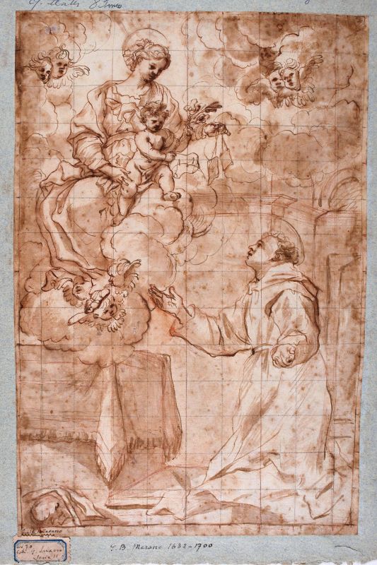 Giovanni Battista Merano                                                                       - Asta Opere su carta: disegni, dipinti e stampe dal XV al XIX secolo - Pandolfini Casa d'Aste