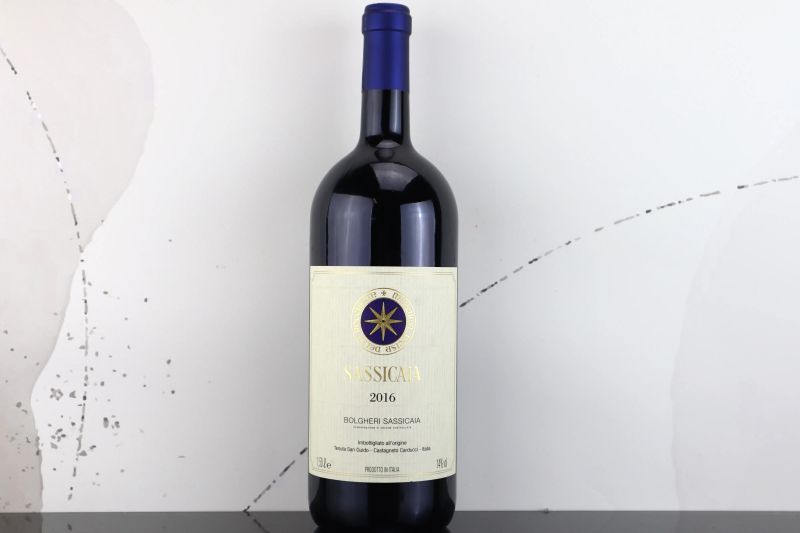 



Sassicaia Tenuta San Guido 2016  - Auction FORMA - Fine and Rare Wine - Pandolfini Casa d'Aste