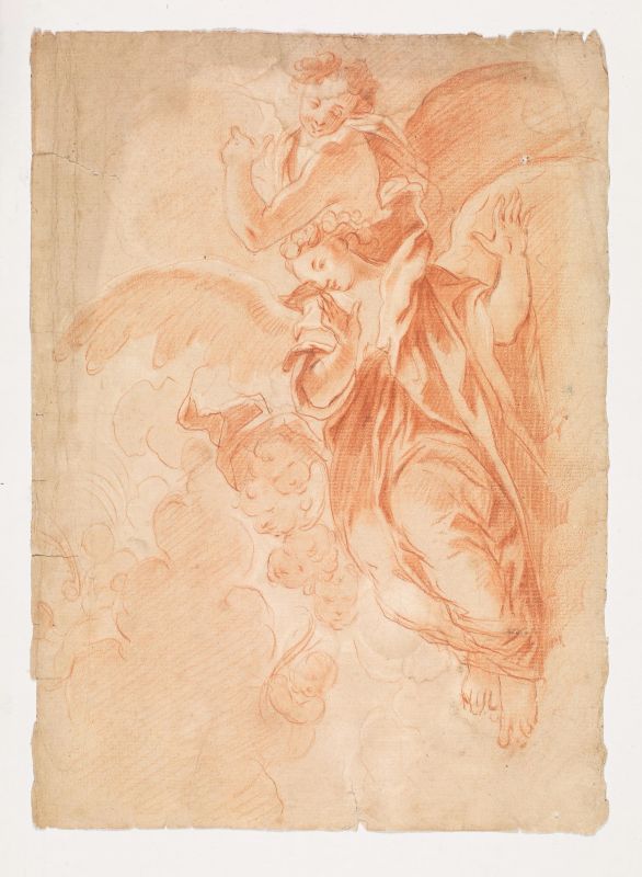      Scuola francese, sec. XVIII   - Auction Works on paper: 15th to 19th century drawings, paintings and prints - Pandolfini Casa d'Aste