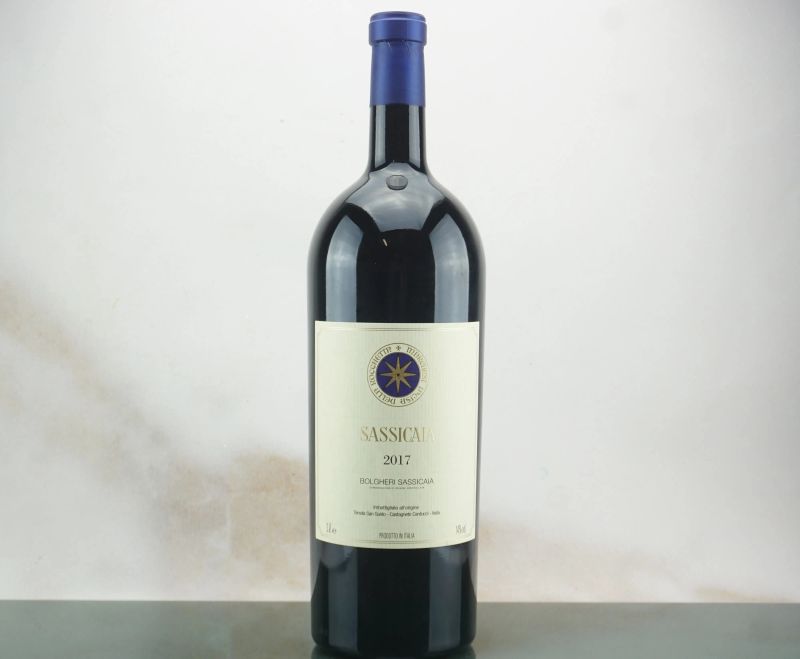 Sassicaia Tenuta San Guido 2017  - Auction LA RAFFINATEZZA DELLA COMPLESSITA' - Fine and Rare Wine - Pandolfini Casa d'Aste