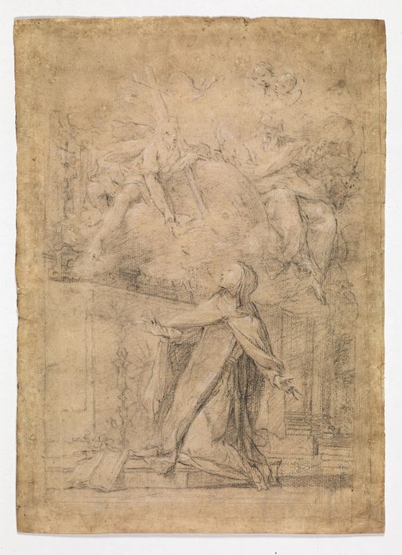      Scuola bolognese, sec. XVIII   - Auction Works on paper: 15th to 19th century drawings, paintings and prints - Pandolfini Casa d'Aste