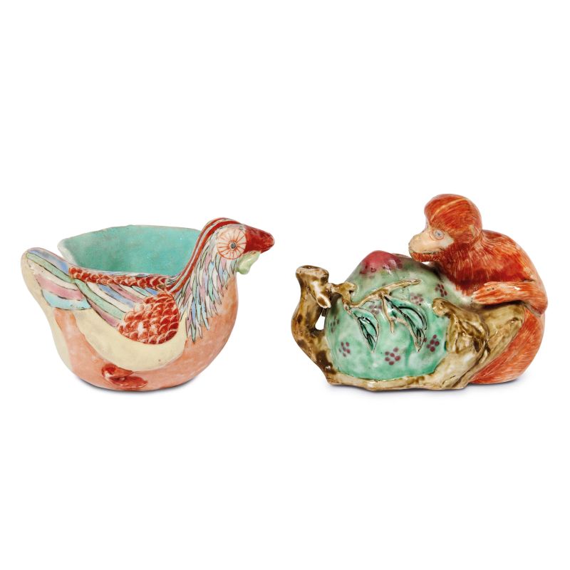 



GROUP OF TWO BRUSH WASHERS, CHINA, QING DYNASTY, 18TH CENTURY  - Auction Asian Art | 东方艺术 - Pandolfini Casa d'Aste