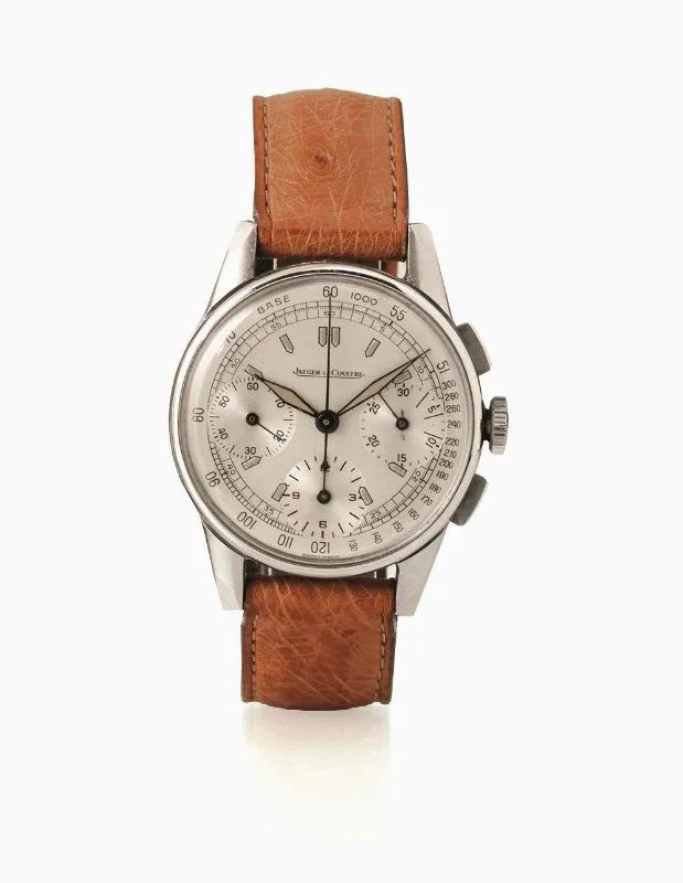 OROLOGIO DA POLSO JAEGER LE COULTRE REF. 224'115, SERIALE N. 1'328'144, ANNI &rsquo;40, IN ACCIAIO  - Auction Silver, jewels, watches and coins - Pandolfini Casa d'Aste