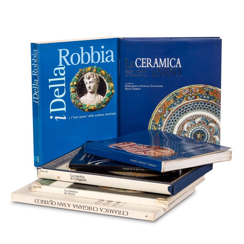 



MAIOLICA. TOSCANA. Lotto di sette volumi.  - Asta CERAMICA. MAIOLICHE E PORCELLANE DAL RINASCIMENTO AL SETTECENTO - Pandolfini Casa d'Aste