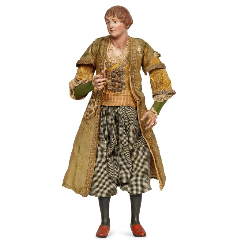 



VILLANA GIOVANE, NAPOLI, SECOLO XVIII   - Asta PASTORI DA PRESEPE NAPOLETANI - Pandolfini Casa d'Aste