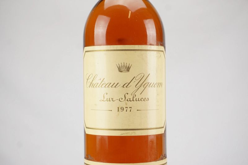 Ch&acirc;teau d&rsquo;Yquem 1977  - Asta VINI PREGIATI E DISTILLATI DA COLLEZIONE - Pandolfini Casa d'Aste