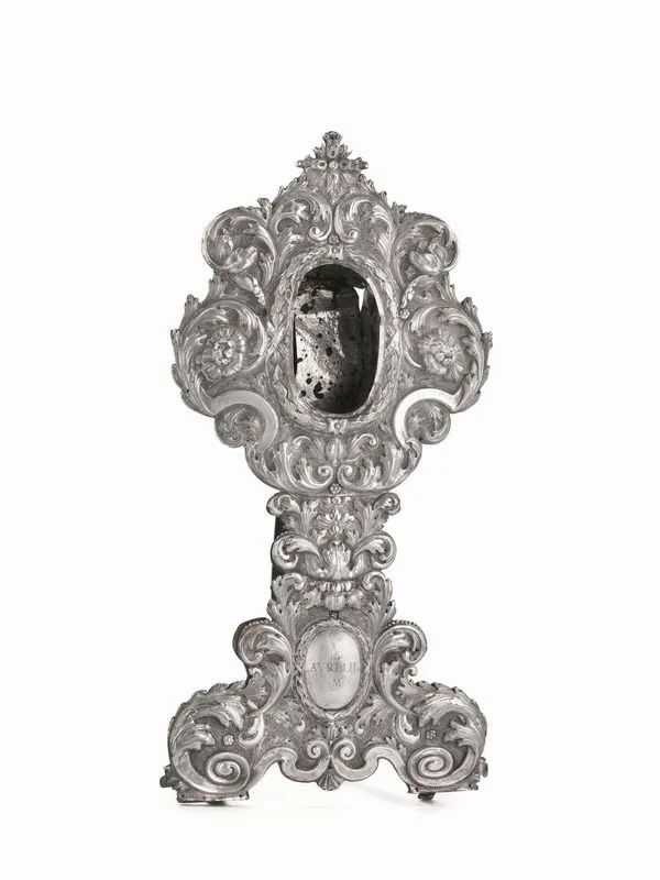 RELIQUIARIO, ITALIA, SECOLO XVIII  - Auction Italian and European silver and objets de vertu - Pandolfini Casa d'Aste